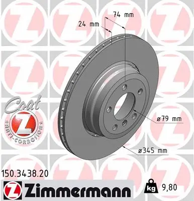 Brake Disc (150.3438.20)