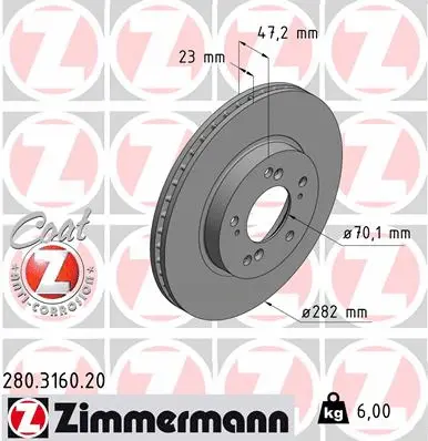 Brake Disc (280.3160.20)