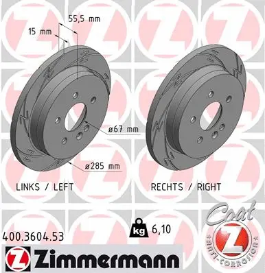 Brake Disc (400.3604.53)