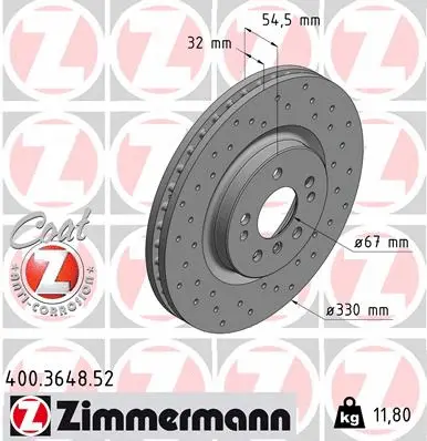 Brake Disc (400.3648.52)