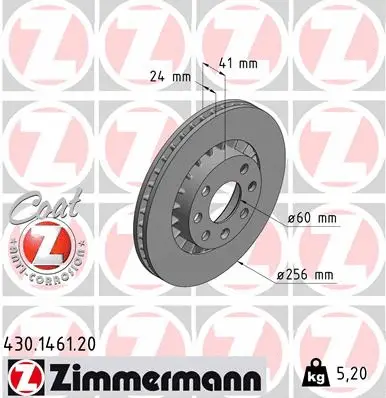 Brake Disc (430.1461.20)