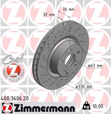 Brake Disc (400.3606.20)
