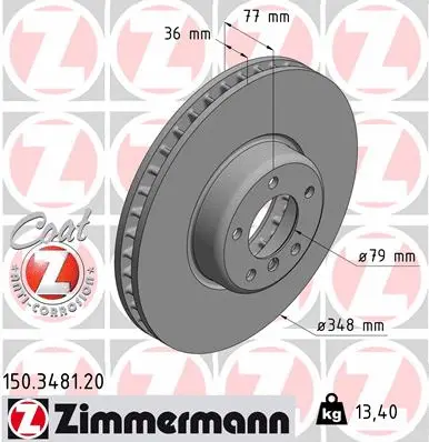 Brake Disc (150.3481.20)