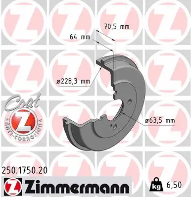 Brake Drum (250.1750.20)