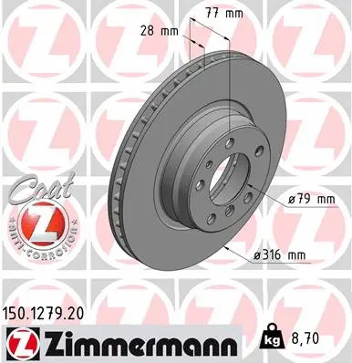 Brake Disc (150.1279.20)