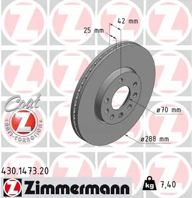 Brake Disc (430.1473.20)