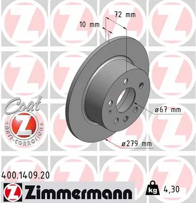 Brake Disc (400.1409.20)
