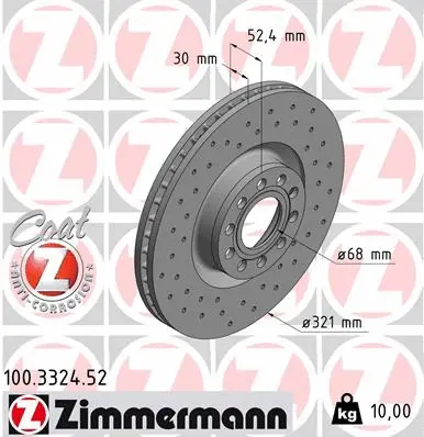 Brake Disc (100.3324.52)