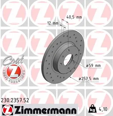 Brake Disc (230.2357.52)