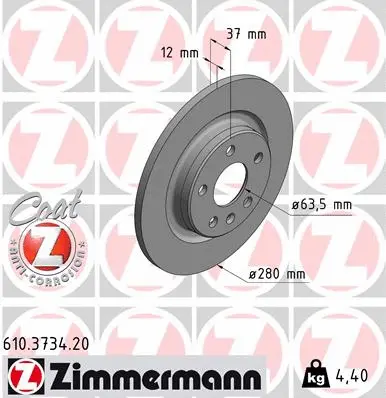 Brake Disc (610.3734.20)