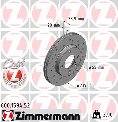 Brake Disc (600.1594.52)