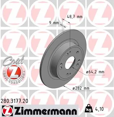Brake Disc (280.3177.20)