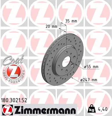 Brake Disc (180.3021.52)