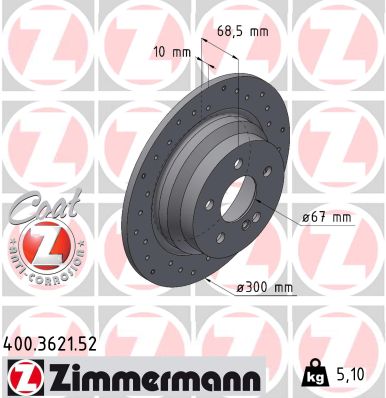 Brake Disc (400.3621.52)
