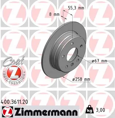 Brake Disc (400.3611.20)