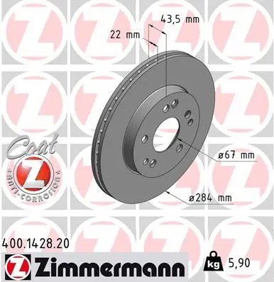 Brake Disc (400.1428.20)