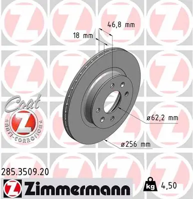 Brake Disc (285.3509.20)