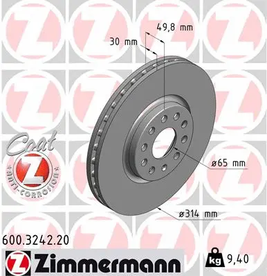 Brake Disc (600.3242.20)