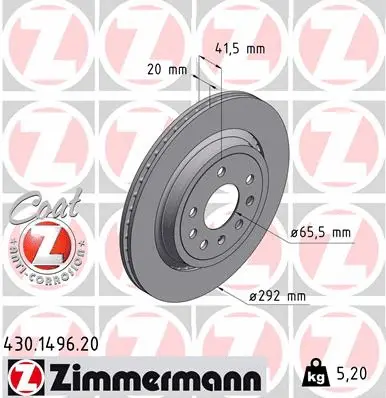 Brake Disc (430.1496.20)