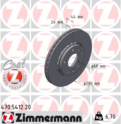 Brake Disc (470.5412.20)