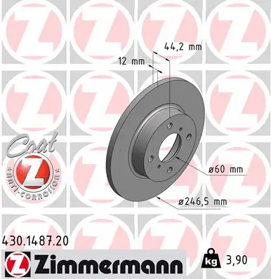 Brake Disc (430.1487.20)
