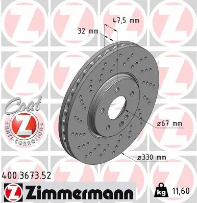 Brake Disc (400.3673.52)