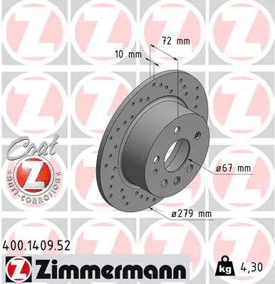 Brake Disc (400.1409.52)