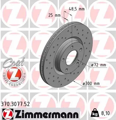 Brake Disc (370.3077.52)