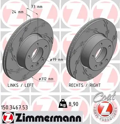 Brake Disc (150.3467.53)