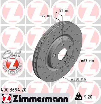 Brake Disc (400.3694.20)