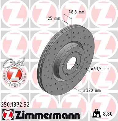 Brake Disc (250.1372.52)