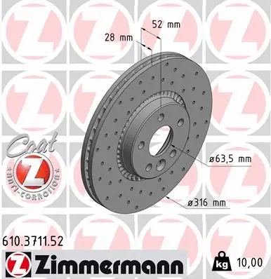 Brake Disc (610.3711.52)