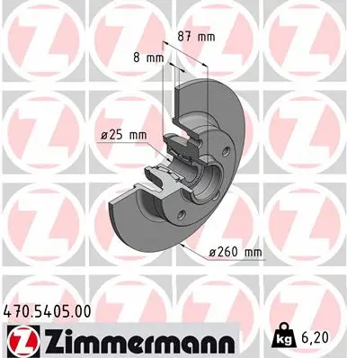 Brake Disc (470.5405.00)