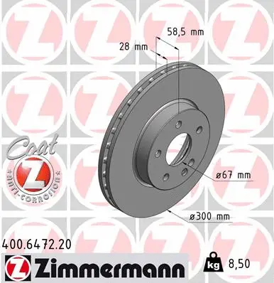 Brake Disc (400.6472.20)