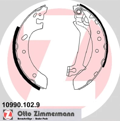 Brake Shoe Set (10990.102.9)
