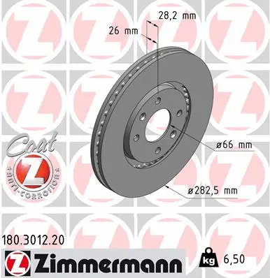 Brake Disc (180.3012.20)