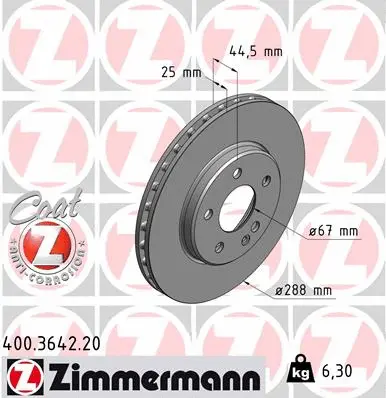 Brake Disc (400.3642.20)