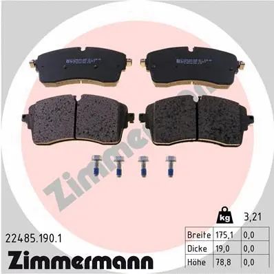 Brake Pad Set, disc brake (22485.190.1)