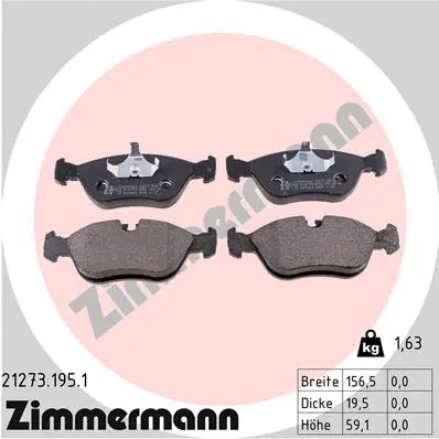 Brake Pad Set, disc brake (21273.195.1)
