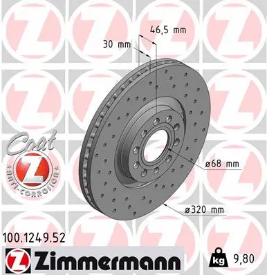 Brake Disc (100.1249.52)