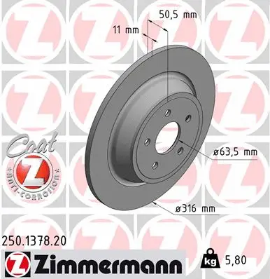 Brake Disc (250.1378.20)