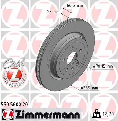 Brake Disc (550.5600.20)