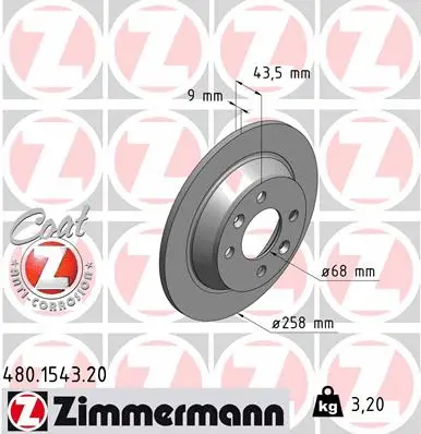 Brake Disc (480.1543.20)