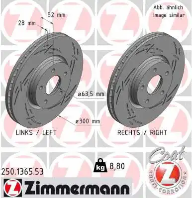 Brake Disc (250.1365.53)