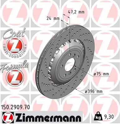 Brake Disc (150.2909.70)
