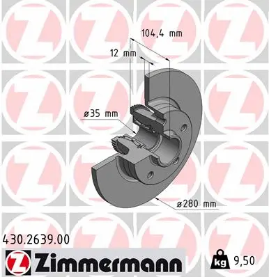 Brake Disc (430.2639.00)