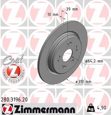Brake Disc (280.3196.20)