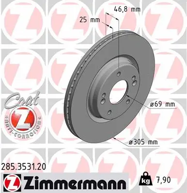 Brake Disc (285.3531.20)