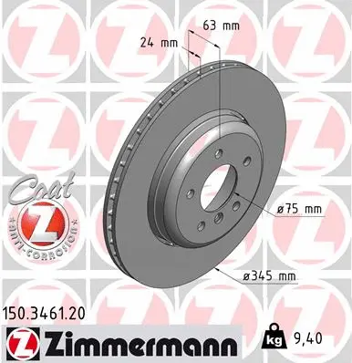 Brake Disc (150.3461.20)