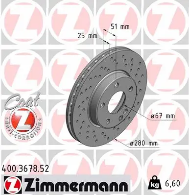Brake Disc (400.3678.52)